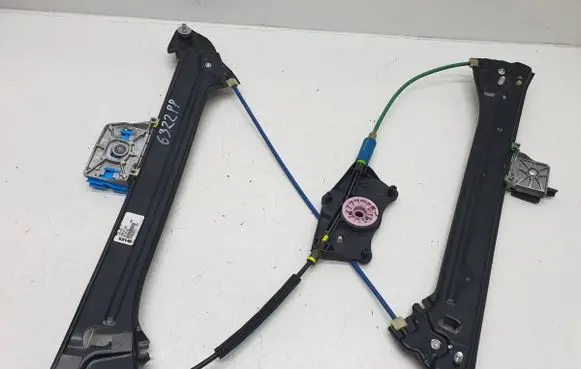 Front door window regulator with motor