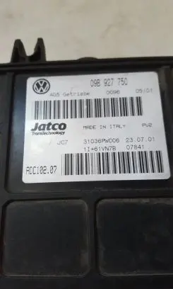 Volkswagen PASSAT B7 Gearbox control unit/module 09B927750 31036PW006