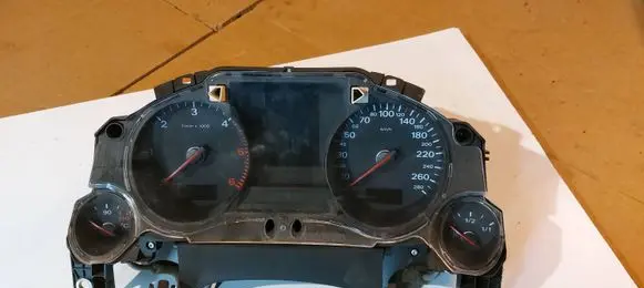 Audi A8 S8 D3 4E Speedometer (instrument cluster) 4E0920900FX 1E0910900