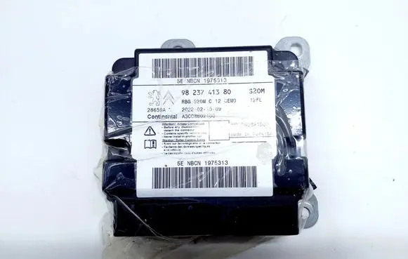 Opel Corsa F Airbag control unit/module 9823741380