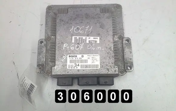 Peugeot 607 Engine control unit/module 9648268180
