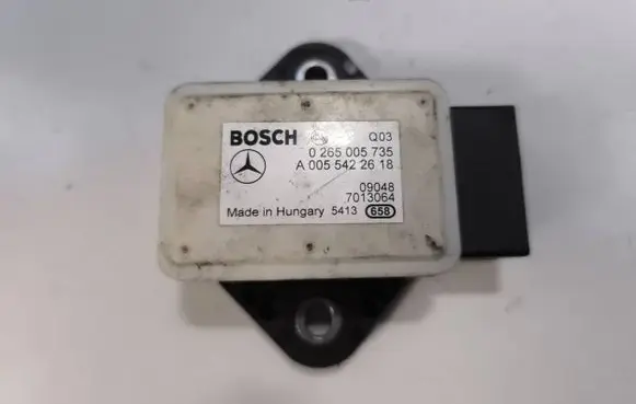 Mercedes-Benz E W212 ESP acceleration yaw rate sensor A0055422618 7013064 0265005735