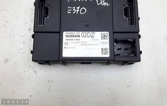 Nissan Qashqai Comfort/convenience module 284B2JD000 5WK49372