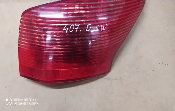 Peugeot 407 Rear/tail lights PMMA