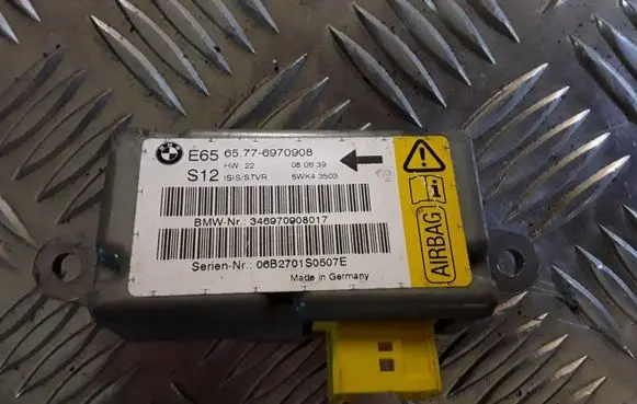 BMW 7 E65 E66 Airbag control unit/module 65776970908 5WK43503