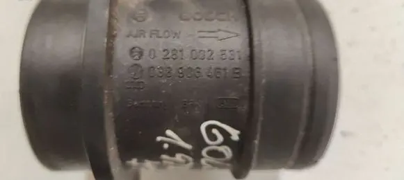 Volkswagen Golf V Mass air flow meter 0281002531 038906461B