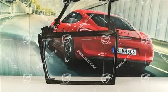 Porsche Cayenne (9PA) Rear door window/glass frame 95553335306