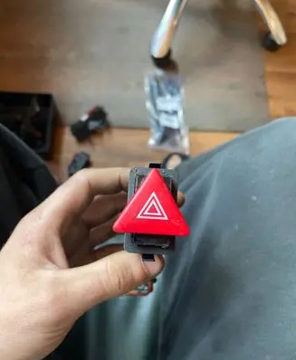 Hazard light switch