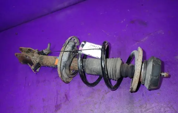 Front shock absorber with coil spring