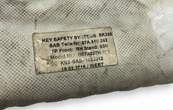 Skoda Karoq Steering wheel airbag