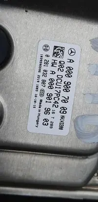 Mercedes-Benz Vito Viano W447 Adblue control unit a0009007009