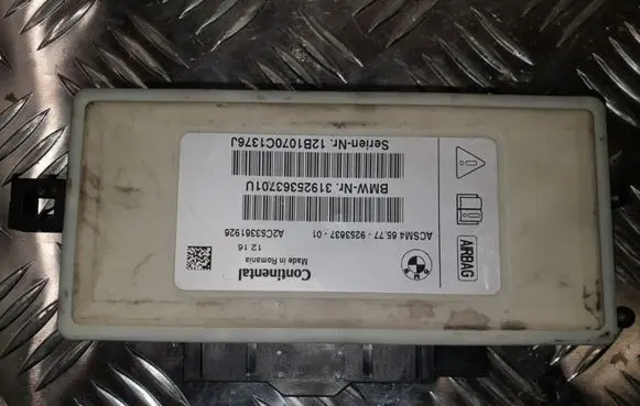 BMW 5 F10 F11 Airbag control unit/module 9253637