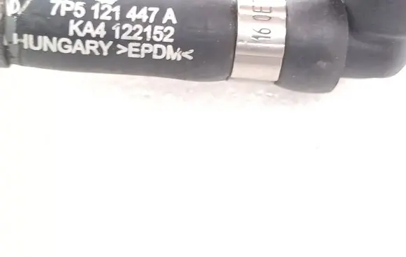 Porsche Cayenne (92A) Engine coolant pipe/hose 7P5121447A