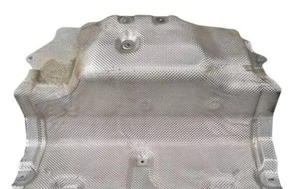 Heat shield in engine bay