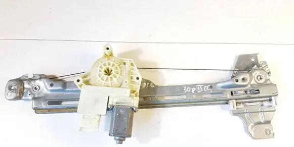 Peugeot 308 Rear door window regulator with motor 9678310180