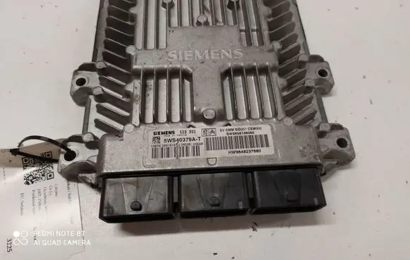 Citroen C6 Engine control unit/module 5WS40379AT SID201 9658198080