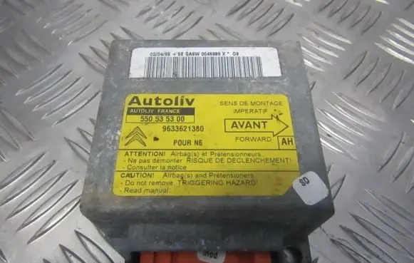 Citroen Xsara Airbag control unit/module 550535300 9633621380
