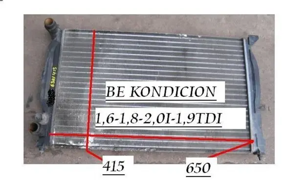 Audi A4 S4 B5 8D Coolant radiator 8D0121251AC