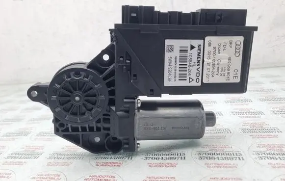 Rear door window regulator motor