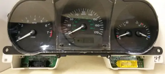 Jaguar XJ X308 Speedometer (instrument cluster) LJE4300AB MPH
