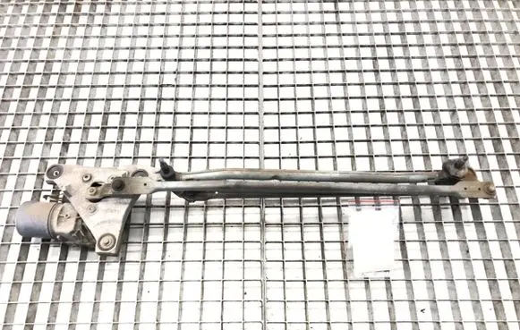 Front wiper linkage and motor