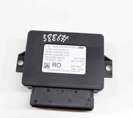 Mercedes-Benz A W176 Rear brake EMF control unit/module A2469021002 A2C99398300