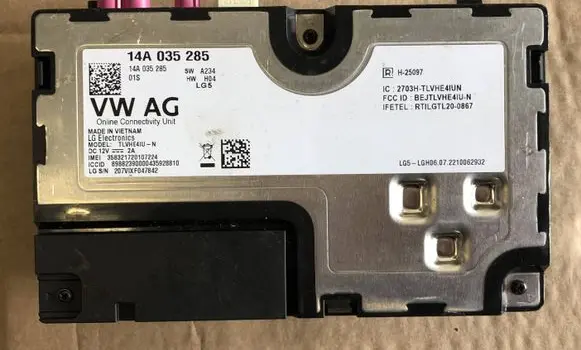 Volkswagen ID.5 Bluetooth control unit module 14A035285