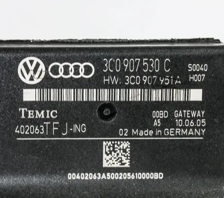 Volkswagen PASSAT B6 Gateway control module 3C0907530C