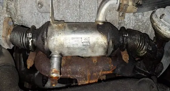 Peugeot 406 EGR valve cooler 9627242880