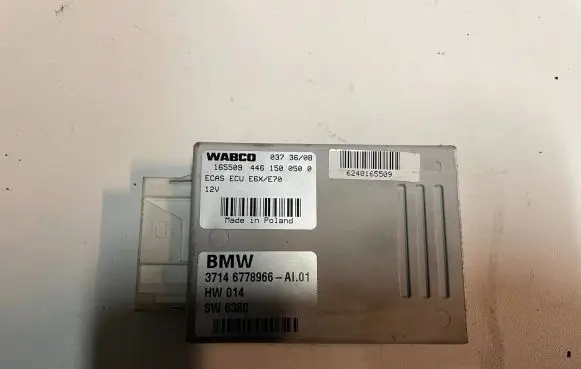 BMW X5 E70 Air suspension control unit module (rear) 6778966