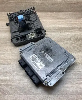 Citroen C5 Engine ECU kit and lock set 9645534980 0281010886 9646226880