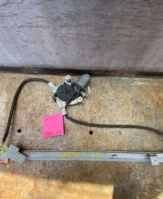 Renault Scenic I Front door window regulator with motor 400733T9 0733
