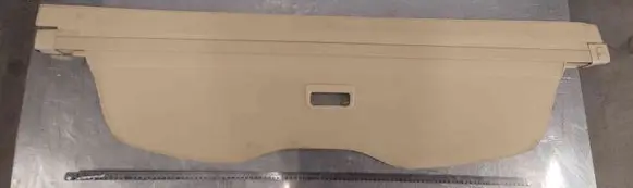 Volkswagen Touareg I Parcel shelf load cover 