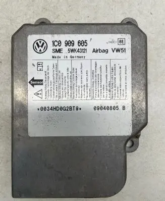 Seat Alhambra (Mk1) Airbag control unit/module 1C0909605 5WK43121 09040805B
