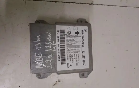 Mercedes-Benz E W212 Airbag control unit/module 5WK44771 A2129011105