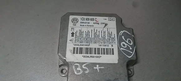 Volkswagen PASSAT B5.5 Airbag control unit/module 1C0909605C 5WK43130
