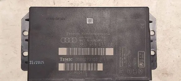 Audi A4 S4 B7 8E 8H Comfort/convenience module 8E0959433CA 00002731D3 01800417