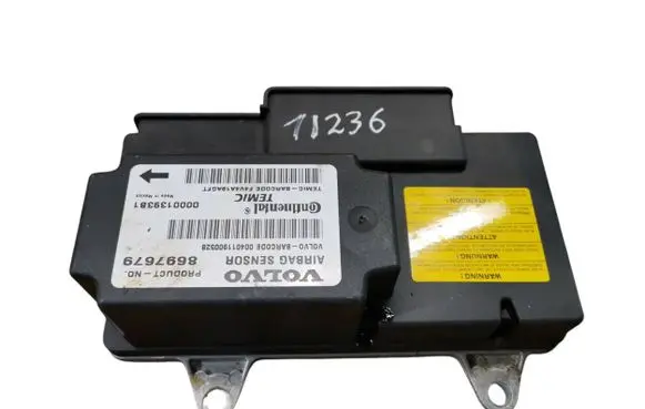 Volvo V50 Airbag control unit/module 8697679 00001393B1 004011900528
