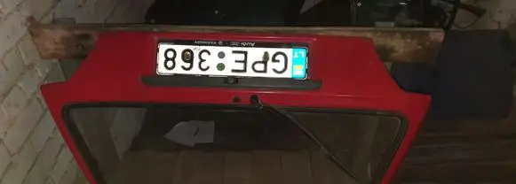 Volkswagen Golf II Tailgate/trunk/boot lid