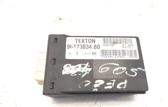 Peugeot 607 Alarm control unit/module 9617383480
