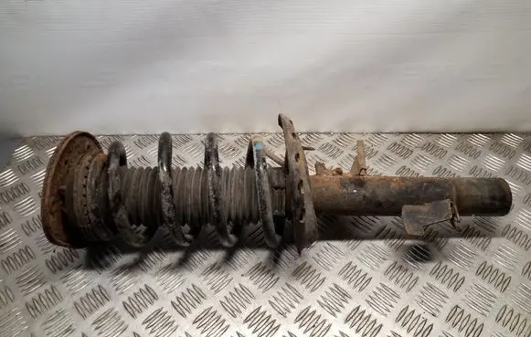 Front shock absorber with coil spring