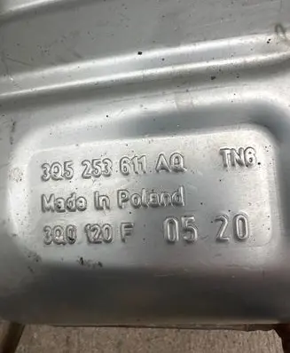 Volkswagen Arteon Rear muffler/silencer tail pipe 3Q5253611AQ 0520 0Q01207052