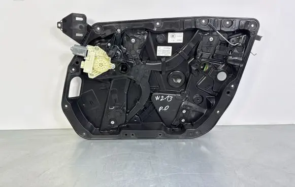 Front door window regulator with motor