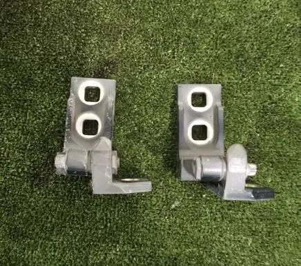 Front door hinge set