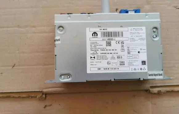 Opel Astra L GPS navigation control unit/module 9857453280
