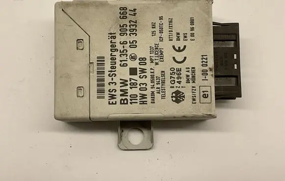BMW 3 E46 Immobilizer control unit/module 61356905668 05393244 110187