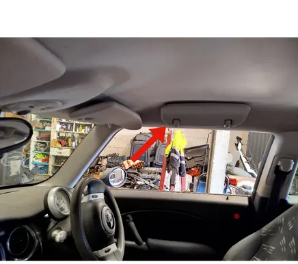 Mini One - Cooper R50 - 53 Sun visor