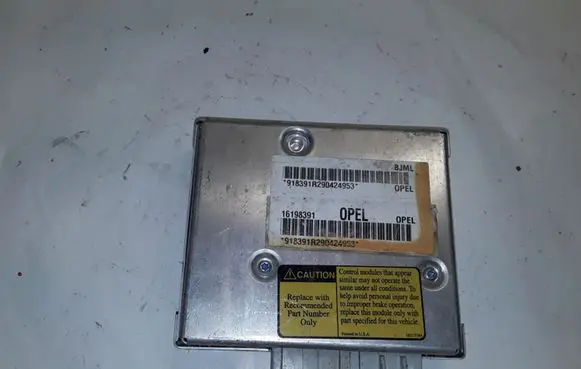 Opel Sintra Engine control unit/module 16198391