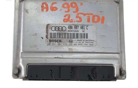 Audi A6 S6 C5 4B Engine control unit/module 4B0907401C 28RTE496 0281001836