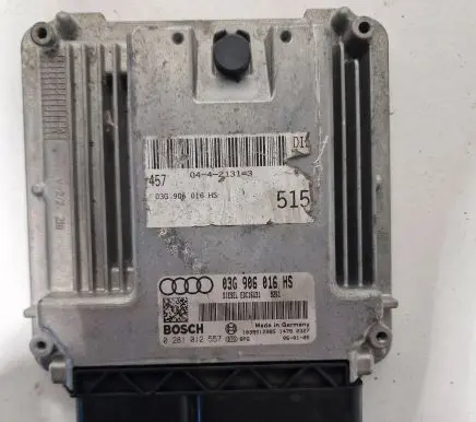 Audi A6 S6 C6 4F Engine control unit/module 03G906016HS 1039S12985 0281012557